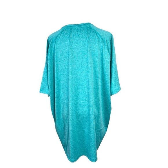 George Aqua Short Sleeve Blue Activewear Top Shirt sz XXLARGE - Picture 3 of 8